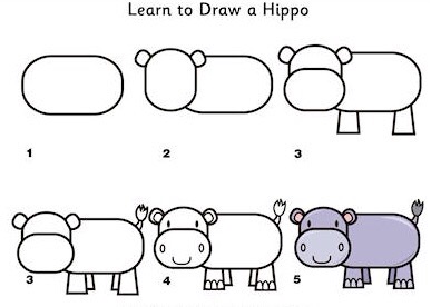 Learn To Draw African Animals Simple Diys Kids Activities